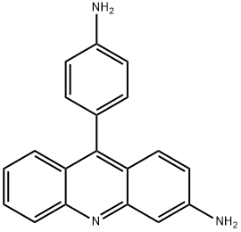 3-Amino-9-(p-aminophenyl)acridine Structure