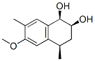 1,2-Naphthalenediol, 1,2,3,4-tetrahydro-6-methoxy-4,7-dimethyl-, (1R,2S,4R)- (9CI) 구조식 이미지