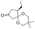 6,10-Dioxaspiro[4.5]decan-2-one,4-ethyl-8,8-dimethyl-,(4R)-(9CI) 구조식 이미지