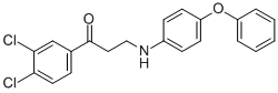 1-(3,4-DICHLOROPHENYL)-3-(4-PHENOXYANILINO)-1-PROPANONE Structure