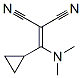 Propanedinitrile, [cyclopropyl(dimethylamino)methylene]- (9CI) Structure