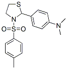 Thiazolidine, 2-[4-(dimethylamino)phenyl]-3-[(4-methylphenyl)sulfonyl]- (9CI) 구조식 이미지