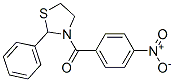 Thiazolidine, 3-(4-nitrobenzoyl)-2-phenyl- (9CI) Structure