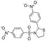 Thiazolidine, 2-(4-nitrophenyl)-3-[(4-nitrophenyl)sulfonyl]- (9CI) 구조식 이미지