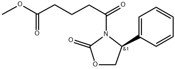 3-Oxazolidinepentanoic acid,d,2-dioxo-4-phenyl-,Methyl ester,(4S)- Structure