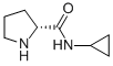 2-Pyrrolidinecarboxamide,N-cyclopropyl-,(2R)-(9CI) Structure