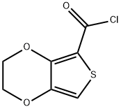 2,3-디하이드로티에노[3,4-B][1,4]다이옥신-5-염화카르보닐 구조식 이미지