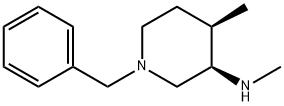 (3R,4R)-1-Benzyl-N,4-dimethylpiperidin-3-amine 구조식 이미지