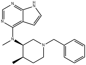 477600-73-0 N-((3R,4R)-1-benzyl-4-methylpiperidin-3-yl)-N-methyl-7H-pyrrolo[2,3-d]pyrimidin-4-amine