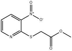 Methyl 2-(3-nitropyridin-2-yl)sulfanylacetate Structure