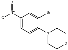 4-(2-BROMO-4-니트로페닐)모르폴린 구조식 이미지