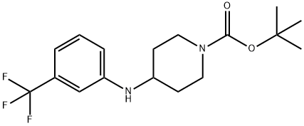 1-BOC-4-(3-TRIFLUOROMETHYL-PHENYLAMINO)-PIPERIDINE Structure