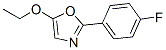 Oxazole, 5-ethoxy-2-(4-fluorophenyl)- (9CI) Structure