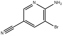 2-Amino-3-bromo-5-cyanopyridine 구조식 이미지