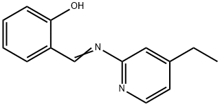 Phenol, 2-[[(4-ethyl-2-pyridinyl)imino]methyl]- (9CI) Structure