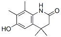 2(1H)-Quinolinone, 3,4-dihydro-6-hydroxy-4,4,7,8-tetramethyl- (9CI) 구조식 이미지