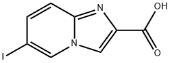 6-IODO-IMIDAZO[1,2-A]PYRIDINE-2-CARBOXYLIC ACID 구조식 이미지