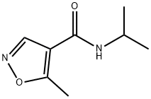 4-이속사졸카르복사미드,5-메틸-N-(1-메틸에틸)-(9CI) 구조식 이미지