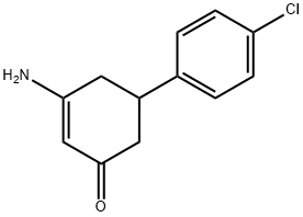 3-Amino-5-(4-chlorophenyl)cyclohex-2-en-1-one Structure