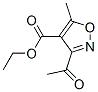 4-Isoxazolecarboxylicacid,3-acetyl-5-methyl-,ethylester(9CI) Structure