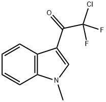 Ethanone, 2-chloro-2,2-difluoro-1-(1-methyl-1H-indol-3-yl)- (9CI) 구조식 이미지