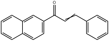 1-(2-NAPHTHYL)-3-PHENYLPROP-2-EN-1-ONE Structure