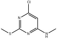 6-클로로-N-메틸-2-(메틸설파닐)-4-피리미디나민 구조식 이미지
