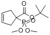 3-CYCLOPENTENE-1-CARBOXYLIC ACID, 1-(DIMETHOXYPHOSPHINYL)-, 1,1-DIMETHYLETHYL ESTER Structure