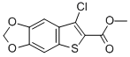 METHYL 7-CHLOROTHIENO[2,3-F][1,3]BENZODIOXOLE-6-CARBOXYLATE Structure