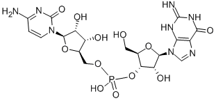 cytidylyl-(5'->3')-guanosine 구조식 이미지