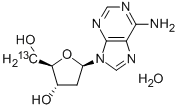 [5'-13C]2'-DEOXYADENOSINE MONOHYDRATE Structure