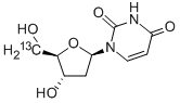 [5'-13C]2'-DEOXYURIDINE Structure