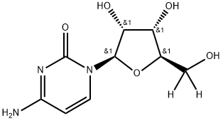 [5',5''-2H2]CYTIDINE Structure