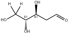 2-DEOXY-D-[5,5'-2H2]에리트로-펜토스 구조식 이미지