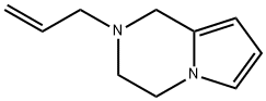 Pyrrolo[1,2-a]pyrazine, 1,2,3,4-tetrahydro-2-(2-propenyl)- (9CI) 구조식 이미지