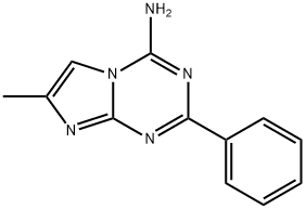 7-METHYL-2-PHENYL-IMIDAZO[1,2-A][1,3,5]TRIAZIN-4-YLAMINE Structure