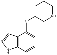 478830-50-1 1H-Indazole, 4-(3-piperidinyloxy)-