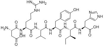 ANGIOTENSIN I/II (1-6) 구조식 이미지