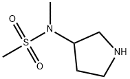 N-Methyl-N-(pyrrolidin-3-yl)methanesulfonamide Structure