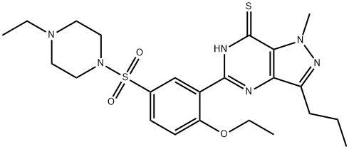 Thiohomosildenafil Structure