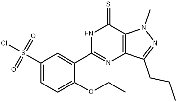 3-(6,7-Dihydro-1-Methyl-3-propyl-7-thioxo-1H-pyrazolo[4,3-d]pyriMidin-5-yl)-4-ethoxy-benzenesulfonyl Chloride Structure