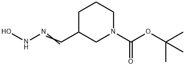 1-TERT-부틸록시카르보닐-3-(N-히드록시카르바미도일)피페리딘 구조식 이미지