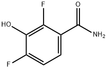 Benzamide,  2,4-difluoro-3-hydroxy- Structure