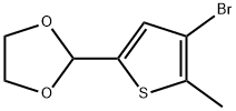 1,3-DIOXOLANE, 2-(4-BROMO-5-METHYL-2-THIENYL)- 구조식 이미지