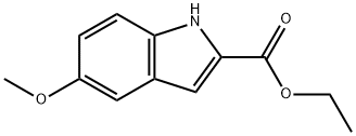 ETHYL 5-METHOXYINDOLE-2-CARBOXYLATE 구조식 이미지