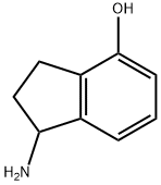1H-Inden-4-ol, 1-amino-2,3-dihydro- (9CI) Structure