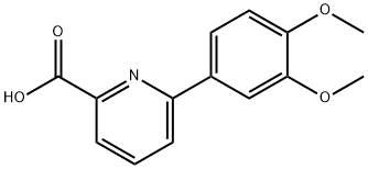 6-(3,4-디메톡시페닐)-피콜린산 구조식 이미지