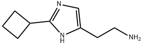 1H-Imidazole-4-ethanamine,  2-cyclobutyl-  (9CI) Structure