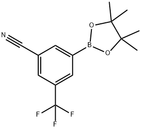 3-(4,4,5,5-TetraMethyl-1,3,2-dioxaborolan-2-yl)-5-(trifluoroMethyl)benzonitrile 구조식 이미지
