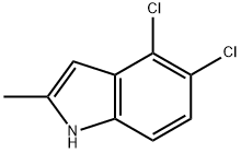 4,5-dichloro-2-methyl-1h-indole 구조식 이미지